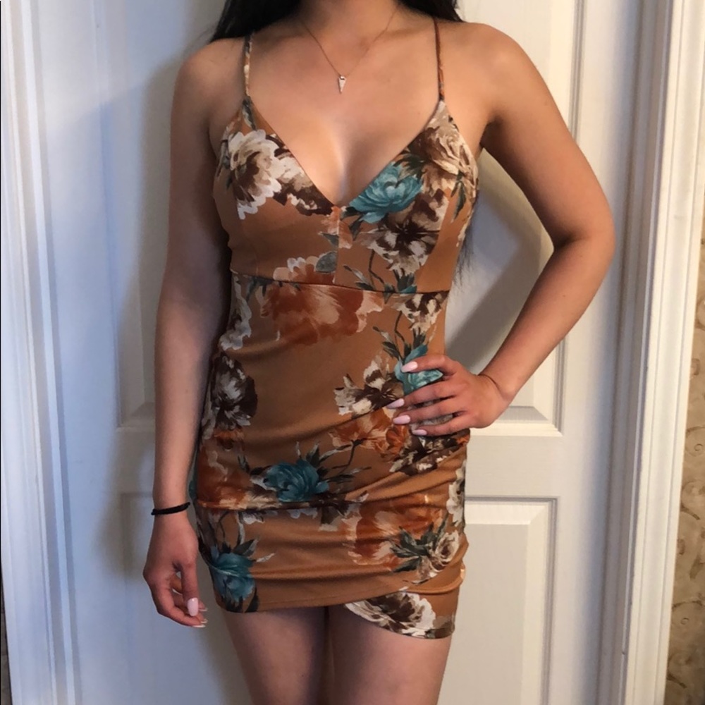 Floral mini dress